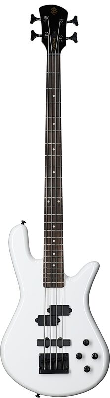 Spector Performer 4 Electric Bass, Solid White Gloss, Full Straight Front