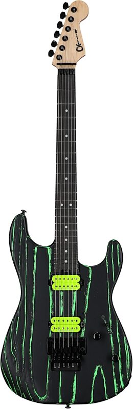 Charvel Pro-Mod San Dimas SD1 HH FR Electric Guitar, Green Glow, Full Straight Front