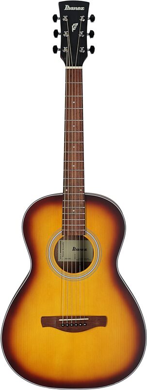 Ibanez PN50 Acoustic Guitar, Open Pore Sunburst, Full Straight Front