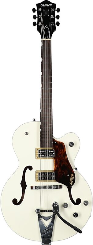 Gretsch G6118T Players Edition Anniversary Electric Guitar, 2-Tone Vintage White Walnut, USED, Blemished, Full Straight Front