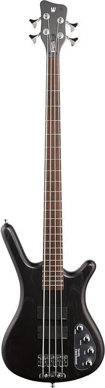 Warwick RockBass Corvette Tiranis 4 Electric Bass (with Gig Bag), Nirvana Black Oil, Full Straight Front