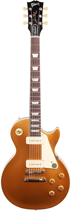 Gibson Les Paul Standard '50s P90 Gold Top Electric Guitar (with Case), New, Full Straight Front