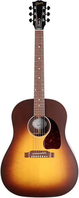 Gibson J-45 Studio Walnut Acoustic-Electric Guitar (with Case), Satin Walnut Burst, Blemished, Full Straight Front
