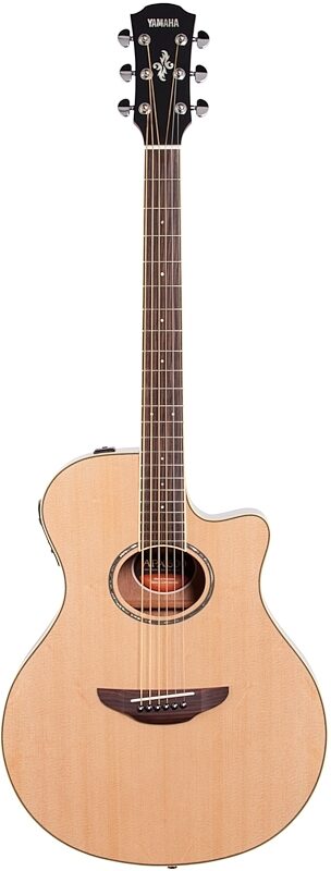 Yamaha APX-600 Acoustic-Electric Guitar, Natural, Full Straight Front