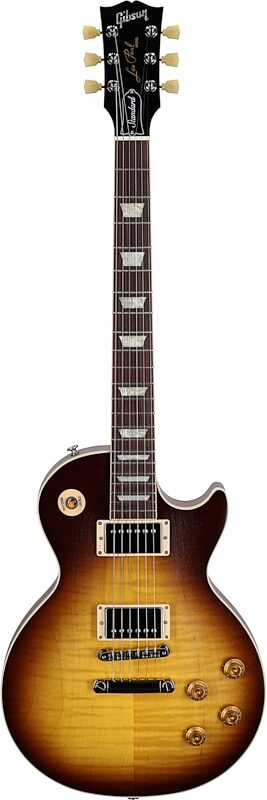 Gibson Les Paul Standard '50s Faded Electric Guitar (with Case), Vintage Tobacco Burst, Full Straight Front
