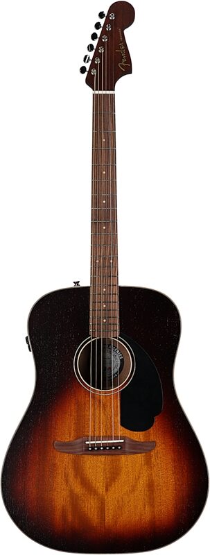 Fender Redondo Special Acoustic-Electric Guitar (with Gig Bag), Honey Burst, Full Straight Front