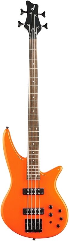 Jackson X Spectra Bass SBX IV Bass Guitar, Neon Orange, Full Straight Front