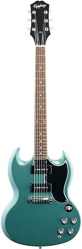 Epiphone SG Special Electric Guitar, Pelham Blue, Full Straight Front