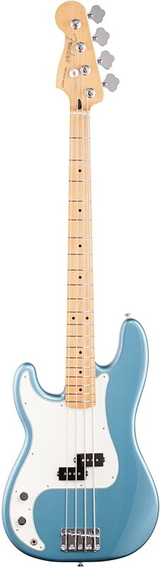 Fender Player Precision Electric Bass, Left-Handed (Maple Fingerboard), Tidepool, Full Straight Front