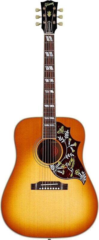 Gibson Hummingbird Original Acoustic-Electric Guitar (with Case), Heritage Cherry Sunburst, Full Straight Front
