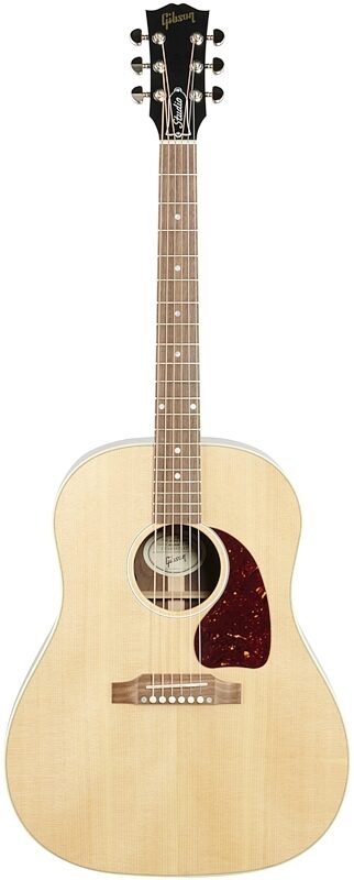 Gibson J-45 Studio Walnut Acoustic-Electric Guitar (with Case), Antique Natural, Full Straight Front