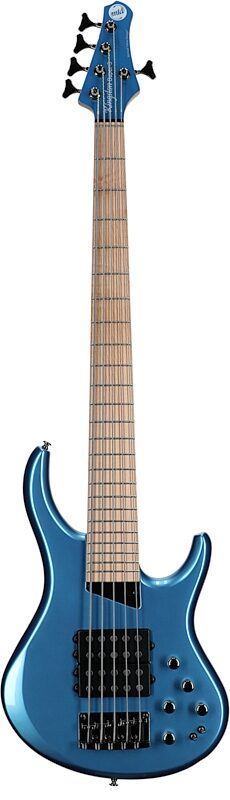 MTD Kingston Super 5 Electric Bass, Super Blue, Full Straight Front