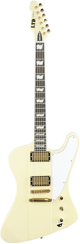 ESP LTD Phoenix-1000 Electric Guitar, with Seymour Duncan Pickups, Vintage White, Full Straight Front