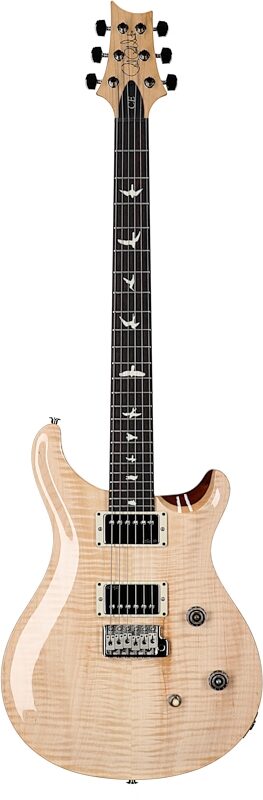 PRS Paul Reed Smith CE24 LTD Natural Flame Maple Electric Guitar (with Gig Bag), New, Full Straight Front