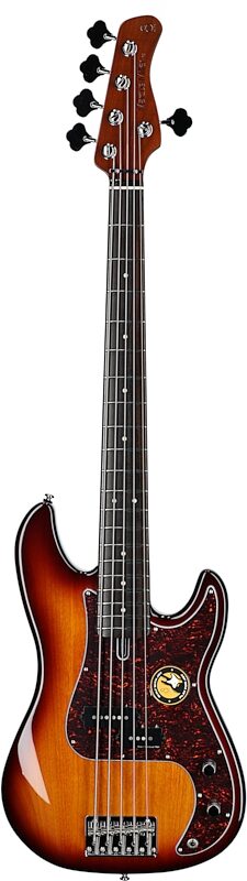 Sire Marcus Miller P5R Electric Bass, 5-String, Tobacco Sunburst, Full Straight Front