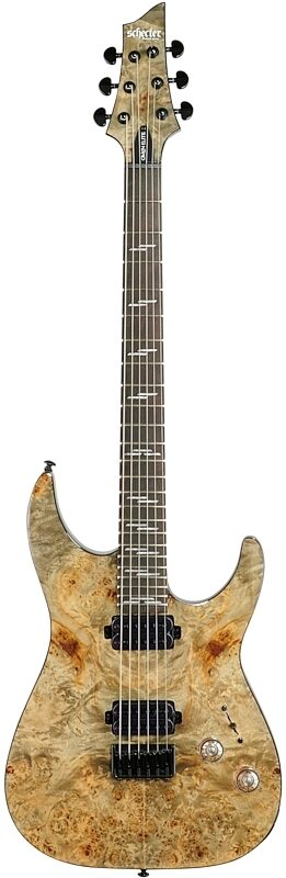 Schecter Omen Elite-6 Electric Guitar, Charcoal, Full Straight Front