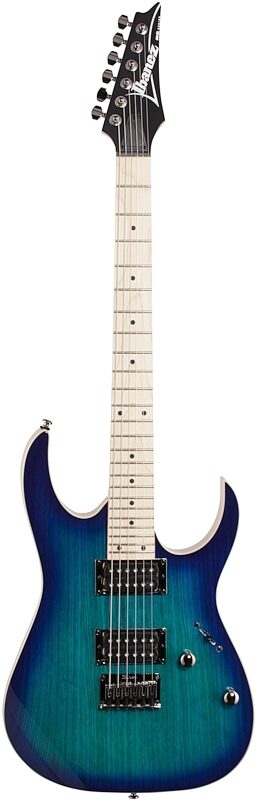 Ibanez RG421AHM Electric Guitar, Blue Moon Burst, Full Straight Front