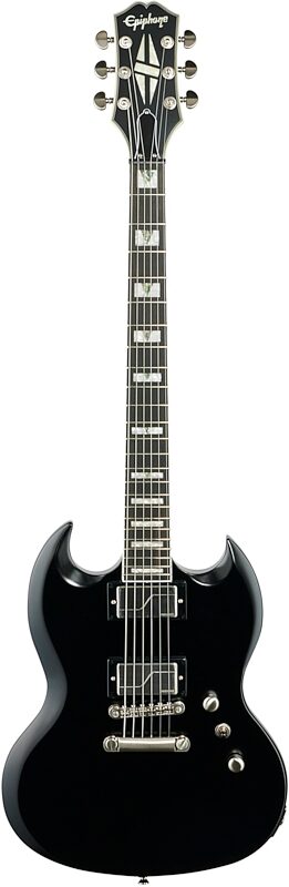 Epiphone SG Prophecy Electric Guitar, Black Aged Gloss, Full Straight Front