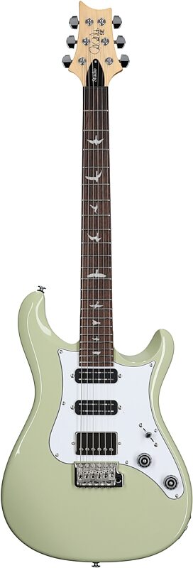 PRS Paul Reed Smith SE Studio Standard Electric Guitar, Rosewood Fingerboard (with Gig Bag), Sage Green, Full Straight Front