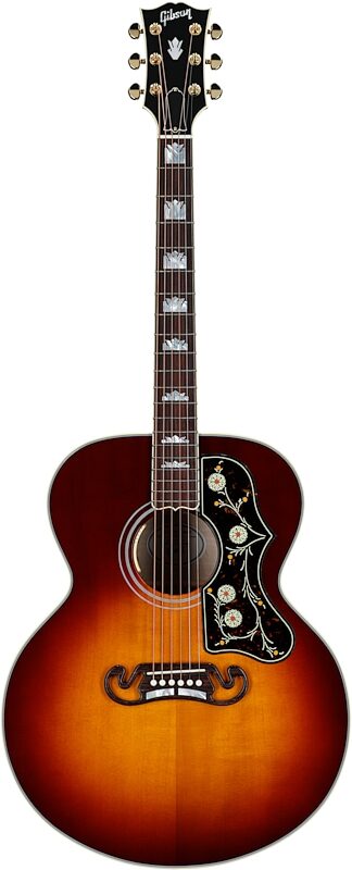 Gibson SJ-200 Standard Maple Jumbo Acoustic-Electric Guitar (with Case), Autumnburst, Full Straight Front