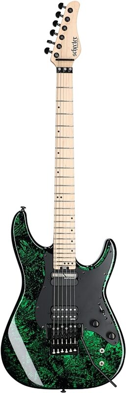 Schecter Sun Valley Super Shredder FR S Electric Guitar, Green Reign, Full Straight Front