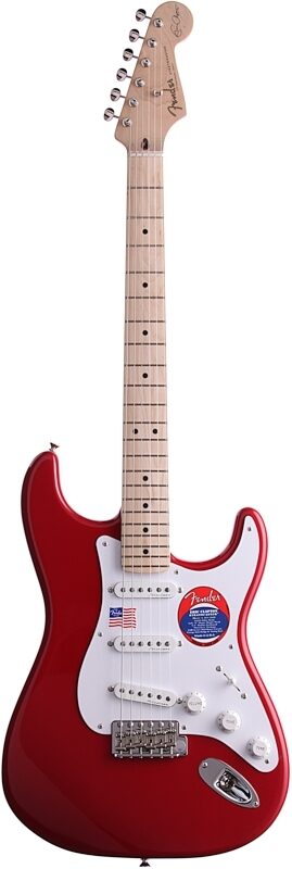 Fender Eric Clapton Artist Series Stratocaster (Maple with Case), Torino Red, Full Straight Front