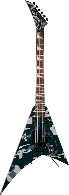Jackson X Series Rhoads RRX24 Camo Electric Guitar, Black Camo, Full Straight Front
