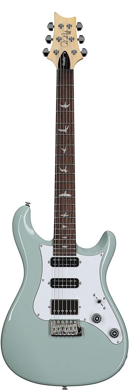 PRS Paul Reed Smith SE Studio Standard Electric Guitar, Rosewood Fingerboard (with Gig Bag), Silvertone Gray, Full Straight Front
