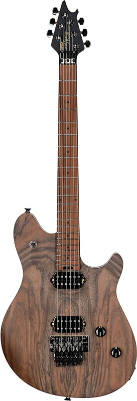 EVH Eddie Van Halen WG Wolfgang Standard Exotic Electric Guitar, with Maple Fingerboard, Exotic Black Walnut, Full Straight Front