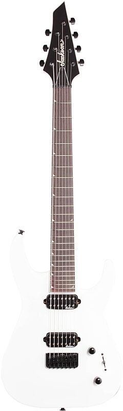 Jackson JS32-7 DKA Dinky HT Electric Guitar, with Amaranth Fingerboard 7-String, Snow White, Full Straight Front