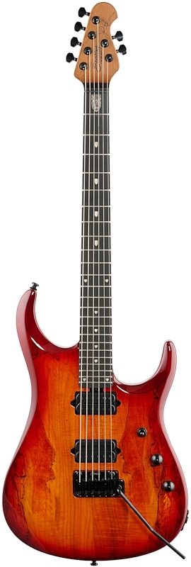 Sterling by Music Man John Petrucci JP150D SM Electric Guitar (with Gig Bag), Blood Orange Burst, Full Straight Front