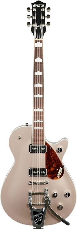 Gretsch G6128T Players Edition Jet DS Bigsby Electric Guitar (with Case), Sahara Metallic, Full Straight Front
