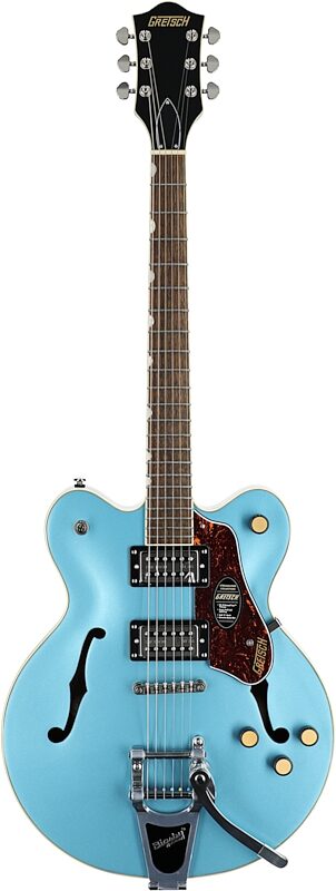 Gretsch G2622T Streamliner CB Electric Guitar, Arctic Blue, Full Straight Front