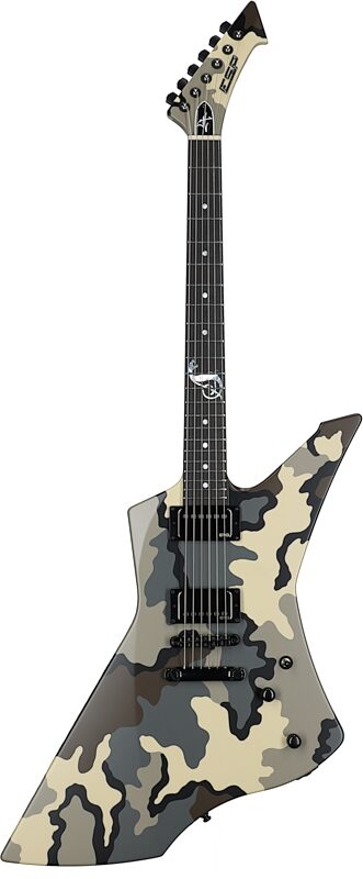 ESP James Hetfield Snakebyte Electric Guitar (with Case), Kuiu Camo, Full Straight Front