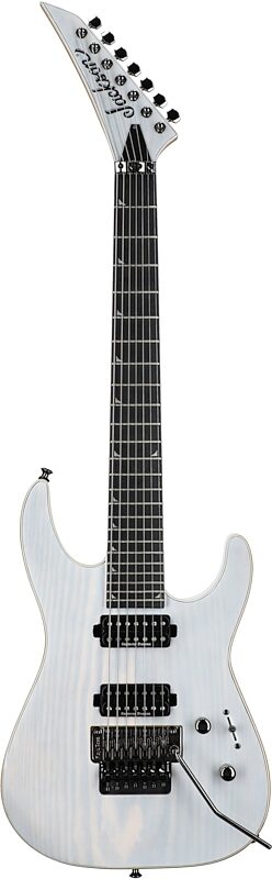 Jackson Pro Soloist SL7A MAH Electric Guitar, 7-String, Unicorn White, Full Straight Front