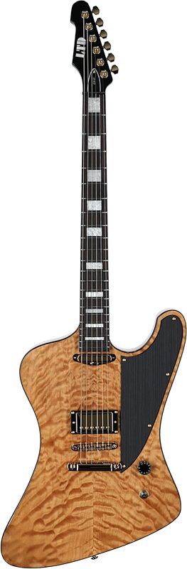 ESP LTD Caleb Shomo CS-II Phoenix Electric Guitar (with Case), Vintage Natural, Full Straight Front