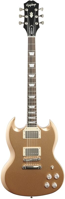Epiphone SG Muse Electric Guitar, Smoked Almond Metallic, Full Straight Front