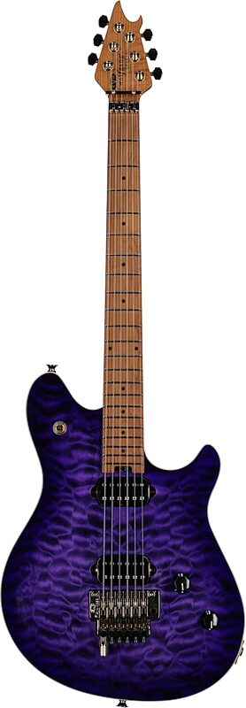 EVH Eddie Van Halen Wolfgang Special Quilted Maple Electric Guitar, Purple Burst, Full Straight Front