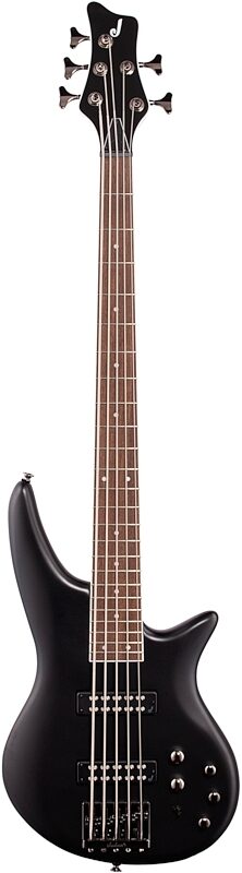 Jackson JS3V Spectra Electric Bass, 5-String, Satin Black, Full Straight Front