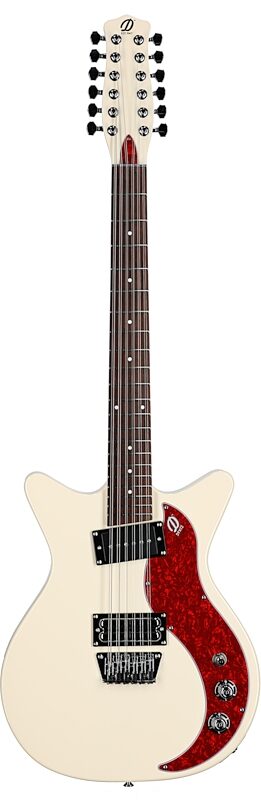 Danelectro 59X12 Electric Guitar, 12-String, Cream, Full Straight Front