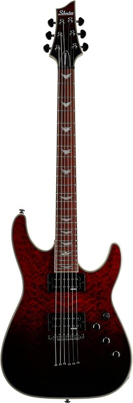 Schecter Omen Extreme-6 Electric Guitar, Blood Burst, Full Straight Front