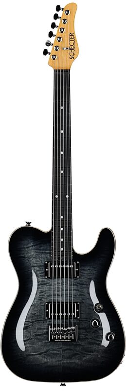 Schecter Japan PT Classic Electric Guitar (with Case), Transparent Fade Burst, Blemished, Full Straight Front