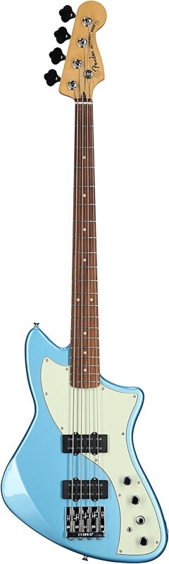 Fender Player Plus Meteora Active Bass, Pau Ferro Fretboard (with Gig Bag), Opal Spark, Pau Ferro, Full Straight Front