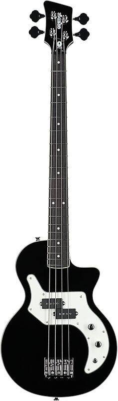 Orange O Bass Electric Bass (with Gig Bag), Black, Full Straight Front
