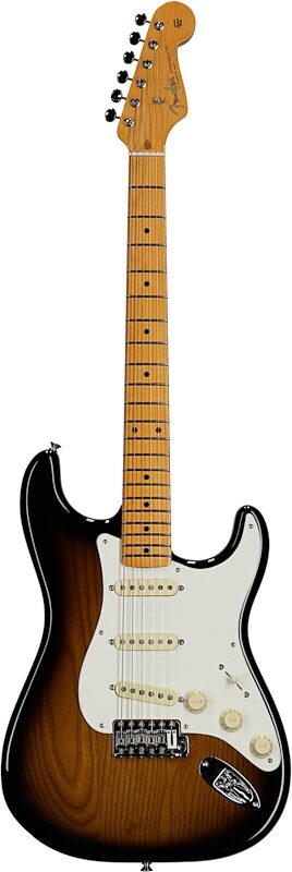 Fender Stories Eric Johnson '54 Virginia Stratocaster Electric Guitar (with Case), 2-Color Sunburst, Full Straight Front