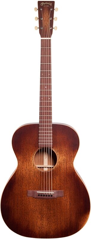 Martin 000-15M StreetMaster Acoustic Guitar, Left-Handed (with Gig Bag), New, Full Straight Front