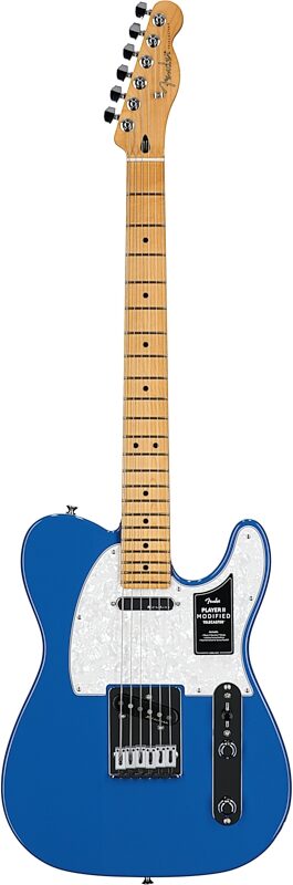 Fender Player II Modified Telecaster Electric Guitar, Maple Fingerboard, Electric Blue, Full Straight Front