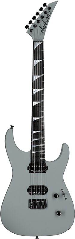 Jackson American Series Soloist SL2 DX HT Electric Guitar (with Case), Satin Porsche Gray, Full Straight Front