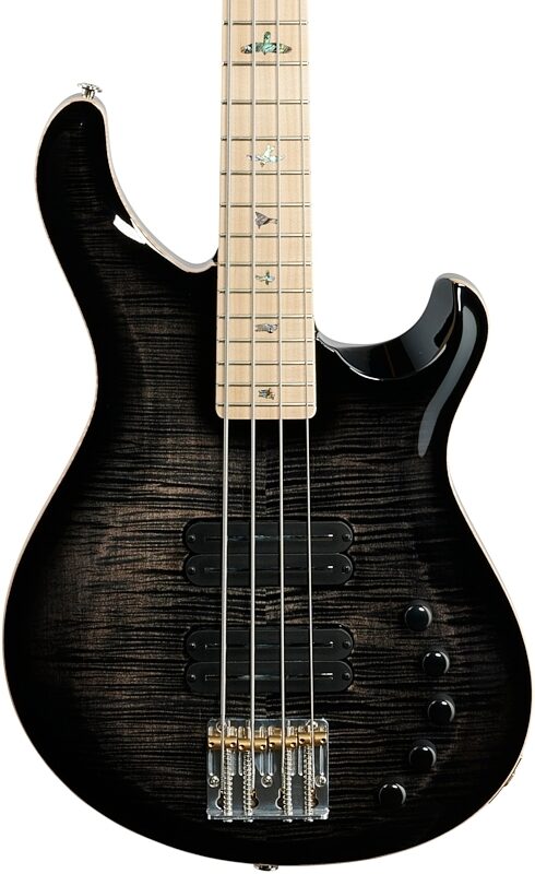 PRS Paul Reed Smith Grainger 10-Top Electric Bass (with Case), Charcoal Burst, Serial Number 0304061, Body Straight Front