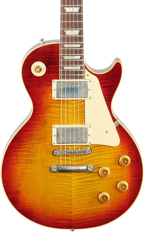 Gibson Custom 1959 Les Paul Standard Murphy Lab Ultra Light Aged Electric Guitar (with Case), Factory Burst, Serial Number 91273, Body Straight Front